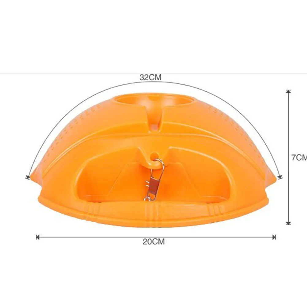 

Портативный тренажер для тенниса оранжевого цвета, легкое тренировочное оборудование с прочной нескользящей основой для самостоятельных тренировок игроков среднего уровня