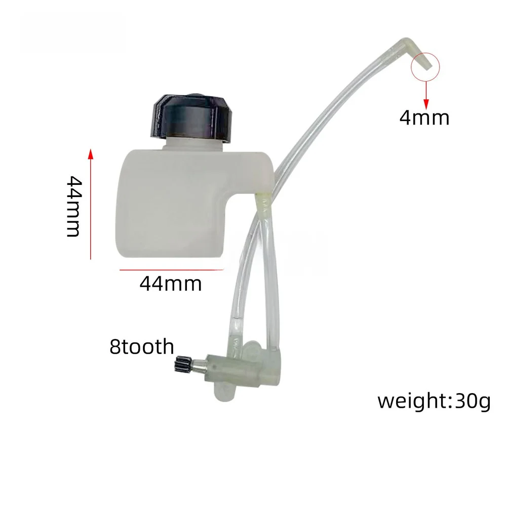 White Plastic Oil Can for 12 inch Electric Chainsaws 4.4 cm x 4.4 cm x 0.4 cm Lightweight Lubrication Accessory
