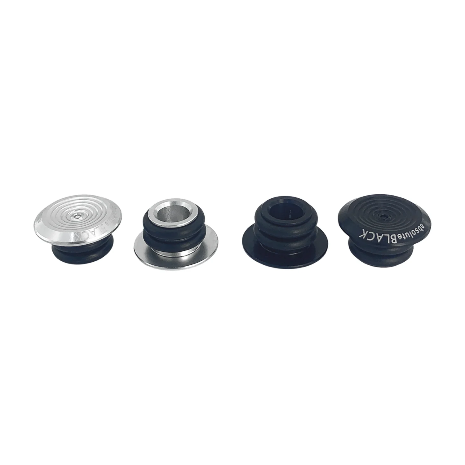 ABSOLUTE Aluminum Alloy Handlebar End Plugs, Compatible with Brompton and Other Bike Models, Durable & Stylish, Available in Mul