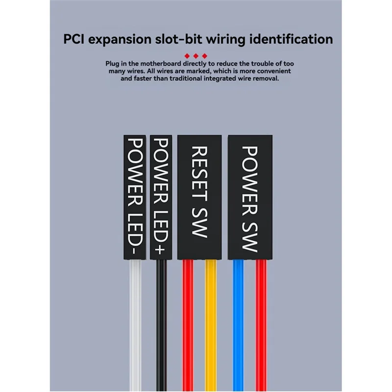 Полный настольный компьютер, настольный переключатель, материнская плата ПК, внешняя кнопка запуска, удлинительный кабель для домашнего офиса
