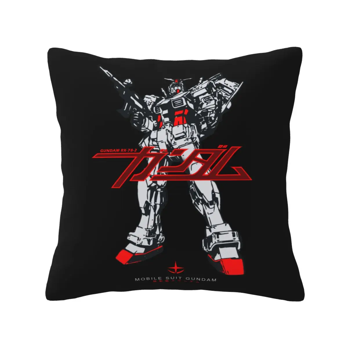 Japanese Anime mobile suit 020 Gundam RX-78-2  Soft fabric Pillows for sofa Dropshipping printed 50x50cm seat cushion