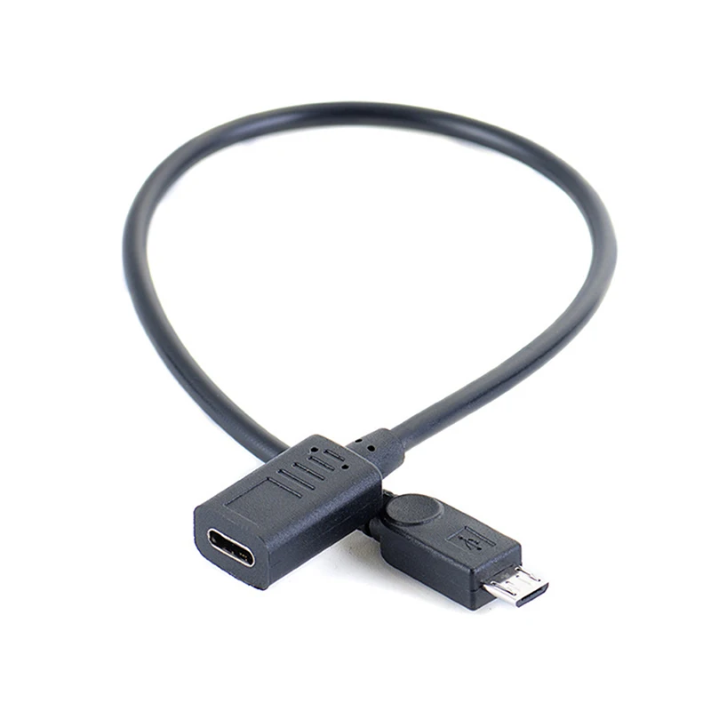 USB Type-c Female to Micro USB Male OTG Connector Cable Adapter For samsung huawei Android phone