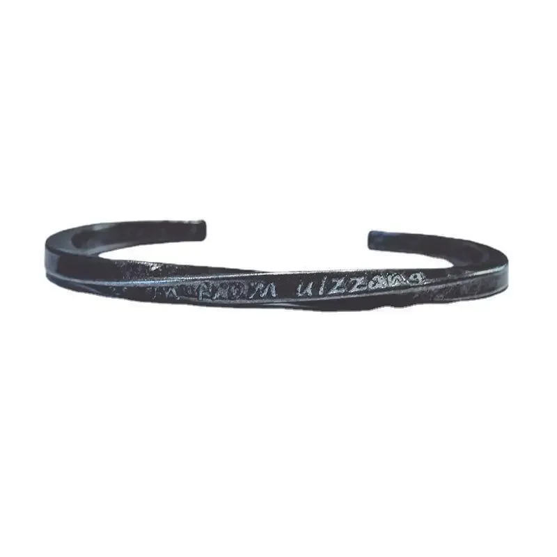 

CHUANGCHENG 6.5 Inch Mobius Stainless Steel Men's Bangle Man Bracelet Cuff Jewelry
