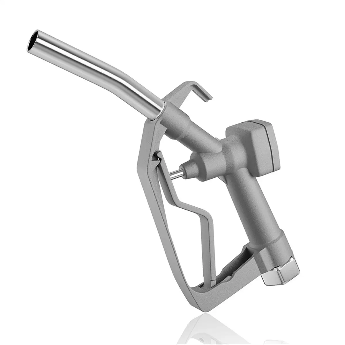 【POPULAR PICK】3/4inch NPT Manual Nozzle with 2-Speed Padlock, 26 GPM Max Rate, Gas Pump Nozzle with 15/16in Spout