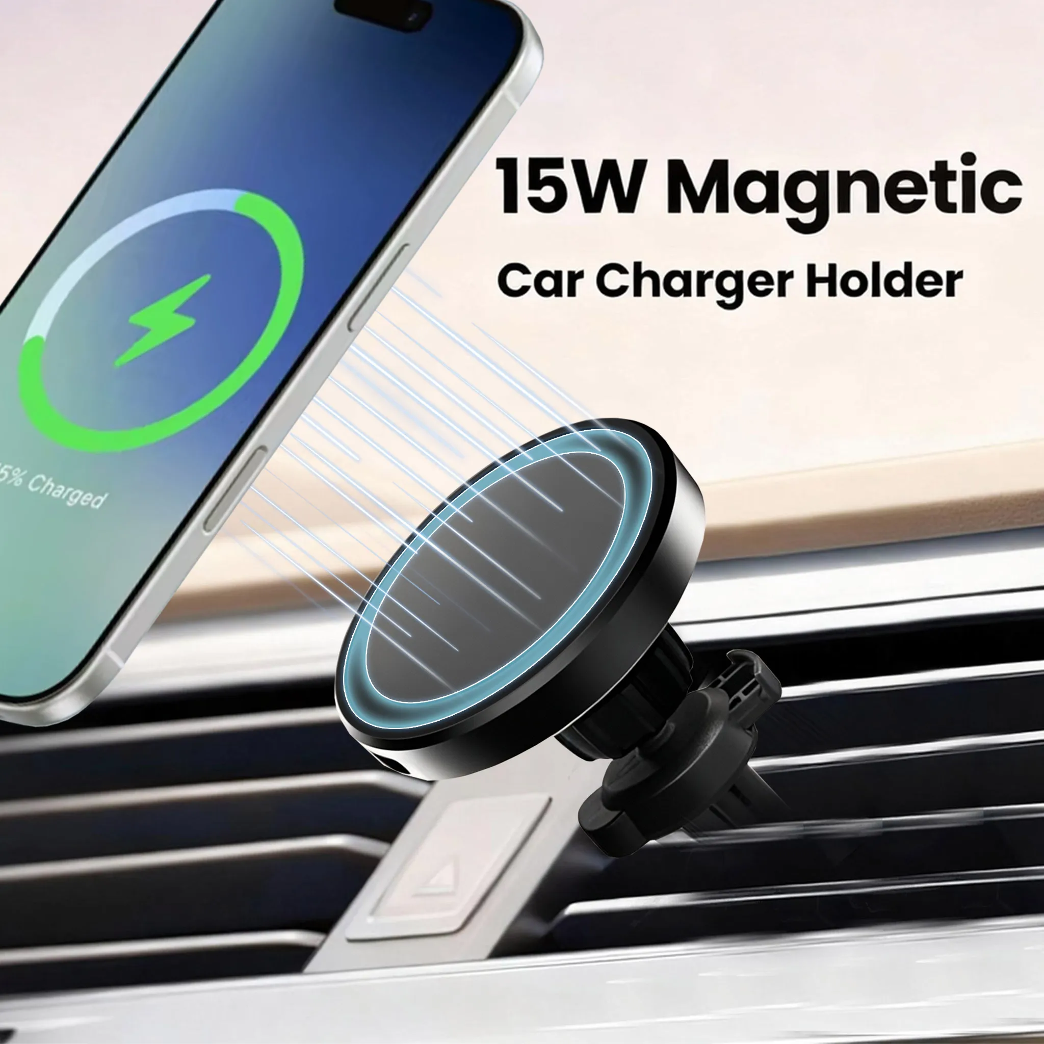 15W Magnetic Wireless iPhone Charger