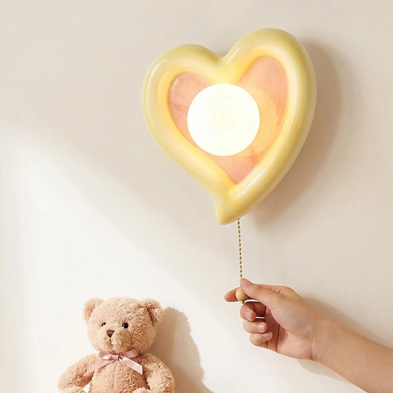 princess-room-love-wall-lamps-with-on-off-switch-yellow-pink-ceramic-light-cartoon-kids-girl-baby-bedroom-bedside-wall-lights