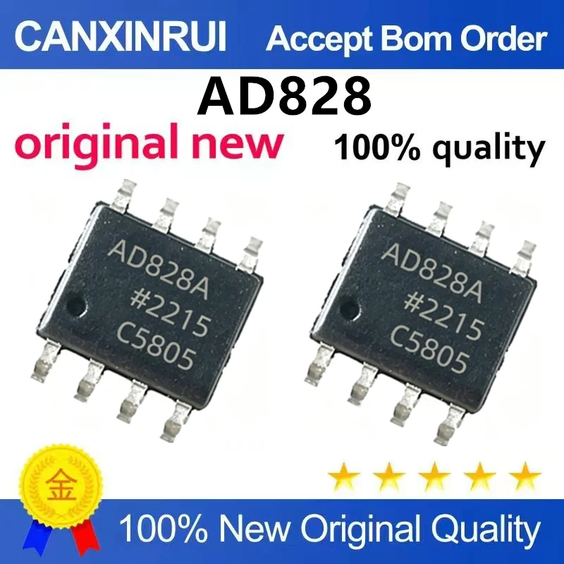 （5pcs-10pcs）Brand new original AD828ARZ patch SOP-8 fever audio dual operation chip