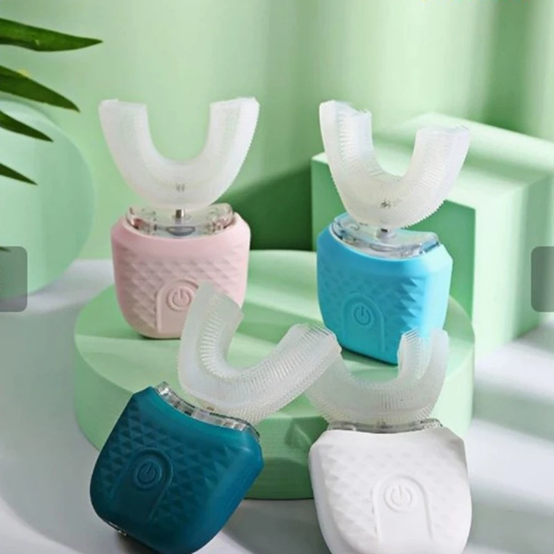 Xiaomi U على شكل فرشاة الأسنان الكهربائية بالموجات فوق الصوتية قابلة للشحن فرشاة الأسنان الكهربائية المسح الضوئي تدوير مجموعة تجميل الأسنان الذكية جديد