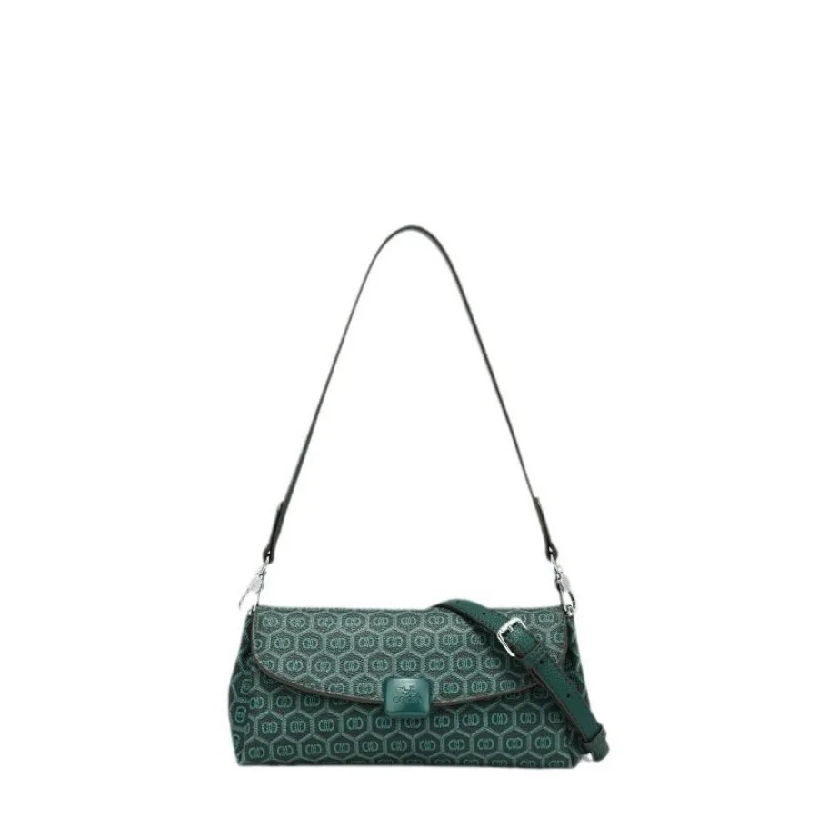 

Новая сумка через плечо Peacock Green Series подмышки, сотни моделей, повседневная женская сумка с несколькими отделениями