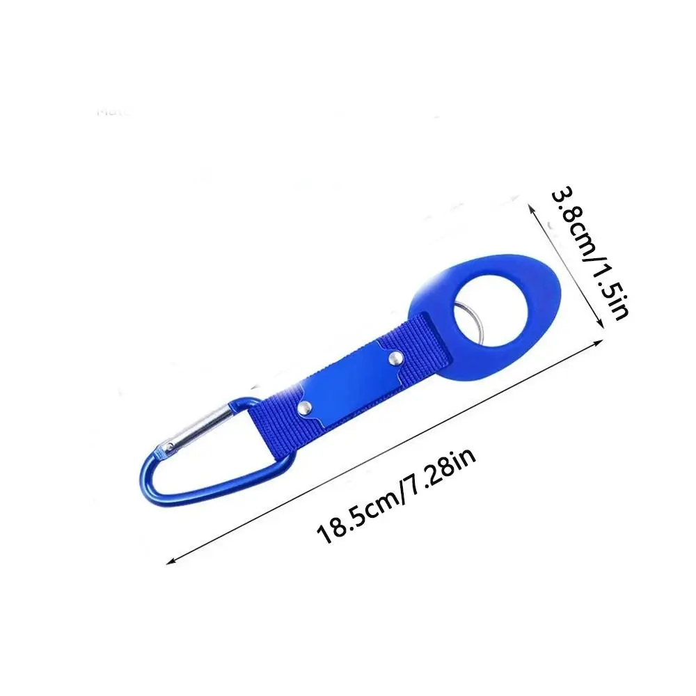 Useful Aluminum Water Bottle Buckle Lightweight Mini Backpack Carabiner Tool Solid color Bottle Holder Hook Sports