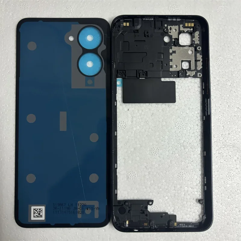 Full housing case for Oppo realme C33 rmx3624 middle frame cover battery back cover repair parts