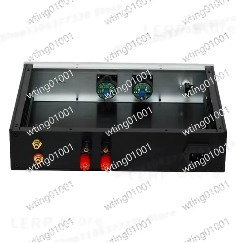 for 3207 All Aluminum Chassis with VU Meter for Amplifier Preamp DAC Headphone Amp Case