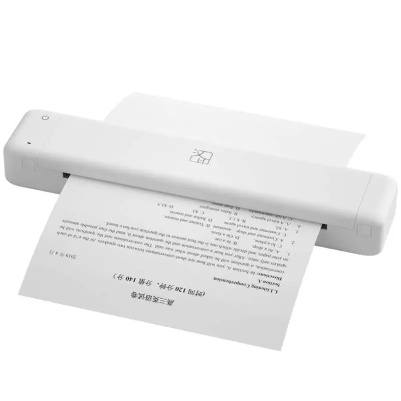 Small A4  homework mobile phone connection wireless mini portable printer