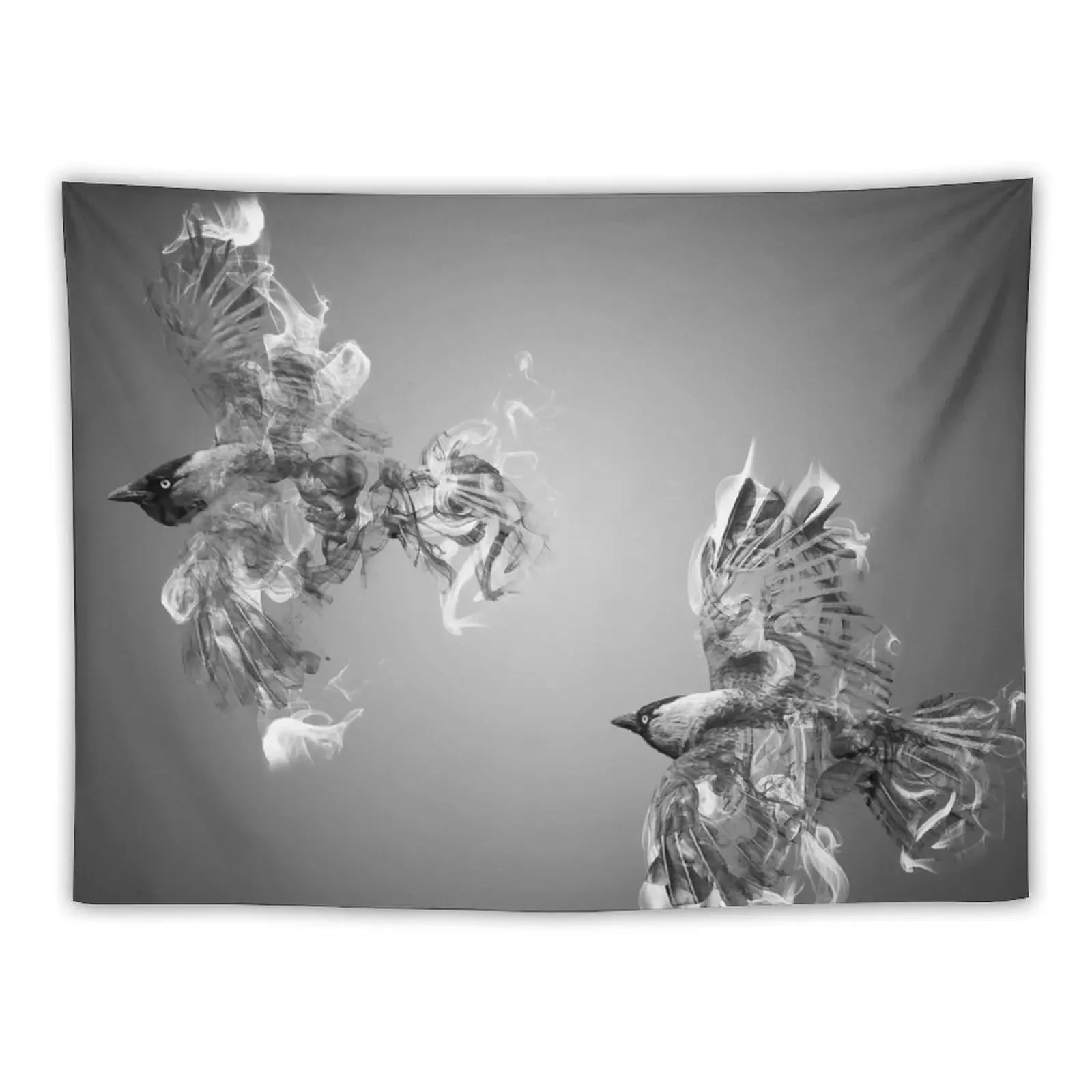 smokey jackdaws Tapestry Wall Tapestries Decorations For Room Tapestry