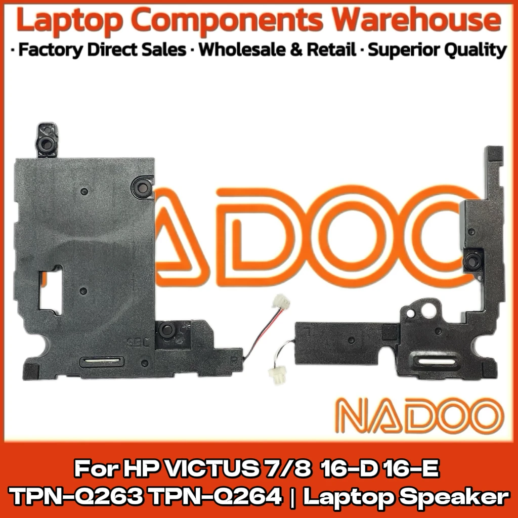 New Original Laptop Speaker Built-in Horn Audio For HP VICTUS 7/8  16-D 16-E  TPN-Q263 TPN-Q264  Built-in left and right speaker