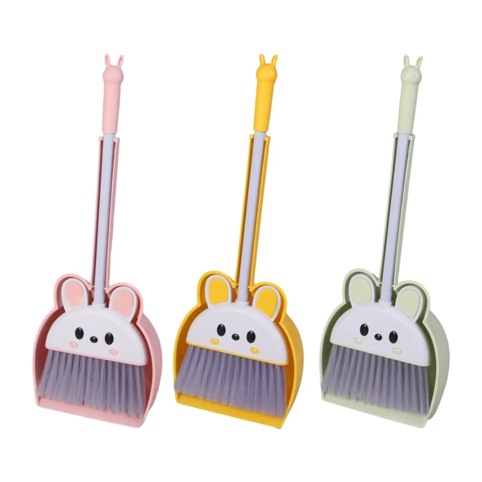 Kids Dustpan And Broom Set, Children Housekeeping Pretend Play Cleaning for Kindergarten