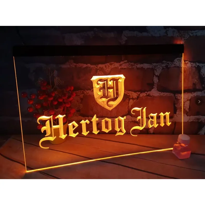 Hertog Jan Bar Holland Party شخصية الجدار الديكور LED ضوء النيون علامة b152