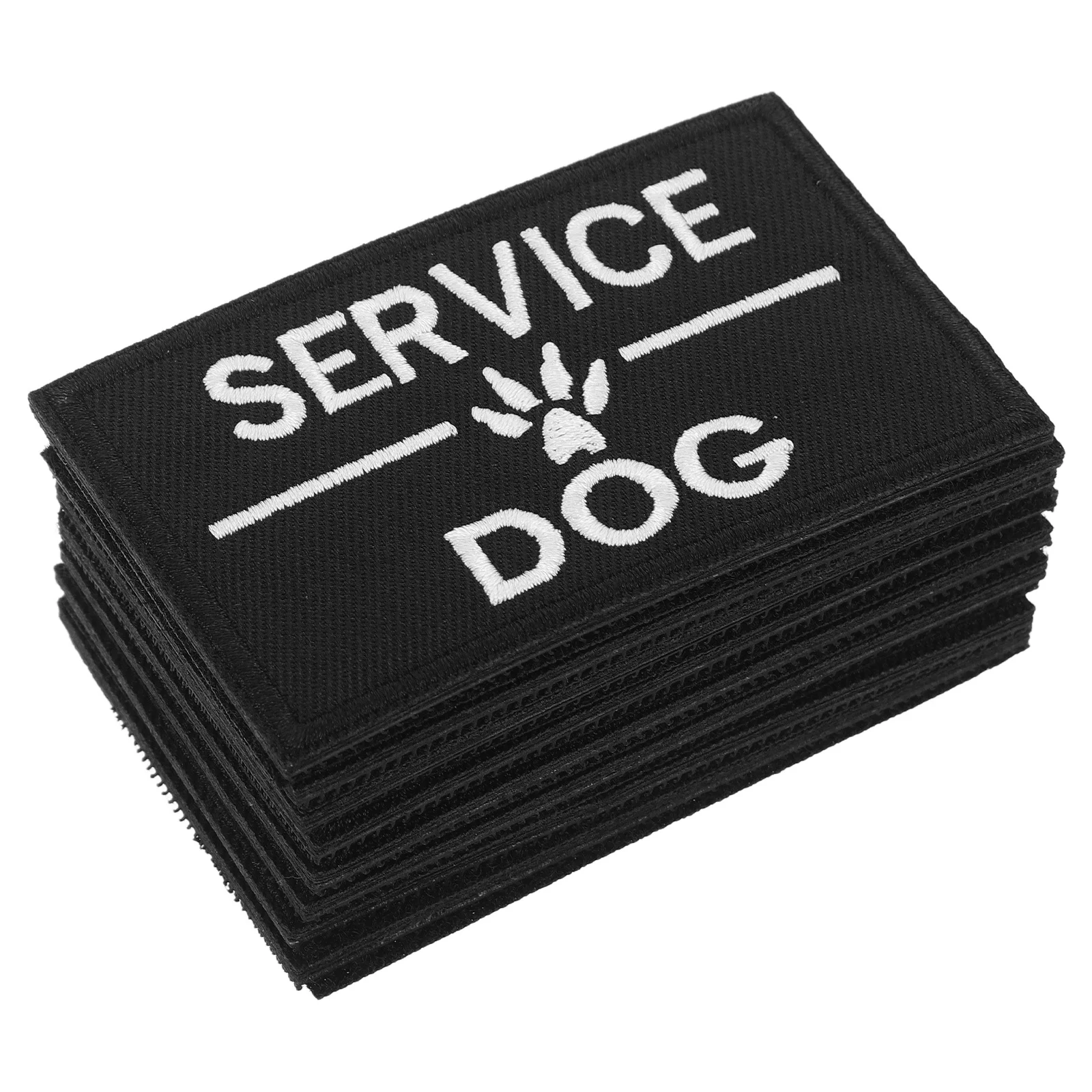

8Pcs Service Dog Vest Patches Embroidered High Visibility Working Dog Identifier Training Patch Security Officer Accessories