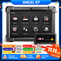 ANCEL X7 OBD2 Scanner All Systems Car Scanner Diagnostic Tool with Active Test 10+ Reset Service 10.1 Inch Car Fault Scanner