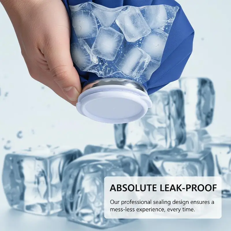 Reusable Ice Bag & Cold Pack, Hot Water Bag for Injury Pain Relief, Therapy Ice Pack for Knee, Head, Leg Injury Care