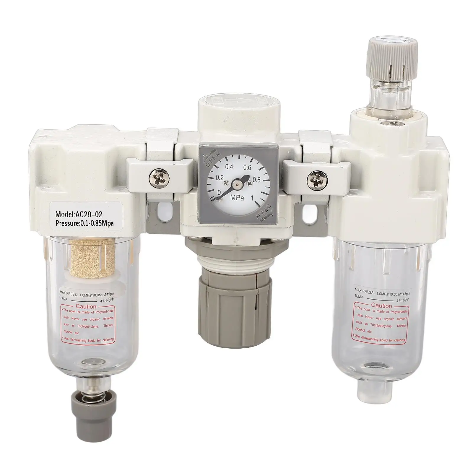 

for pneumatic Tool Oil Separator Clear G1/4 Filter for Air Pressure Systems High Efficiency Filtration