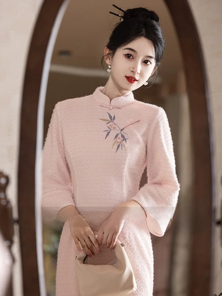 rose-brode-jeune-revise-retro-sle-usage-quotidien-midi-dr-femmes-nouveau-chinois-sle-faionable-chaleur-vetements