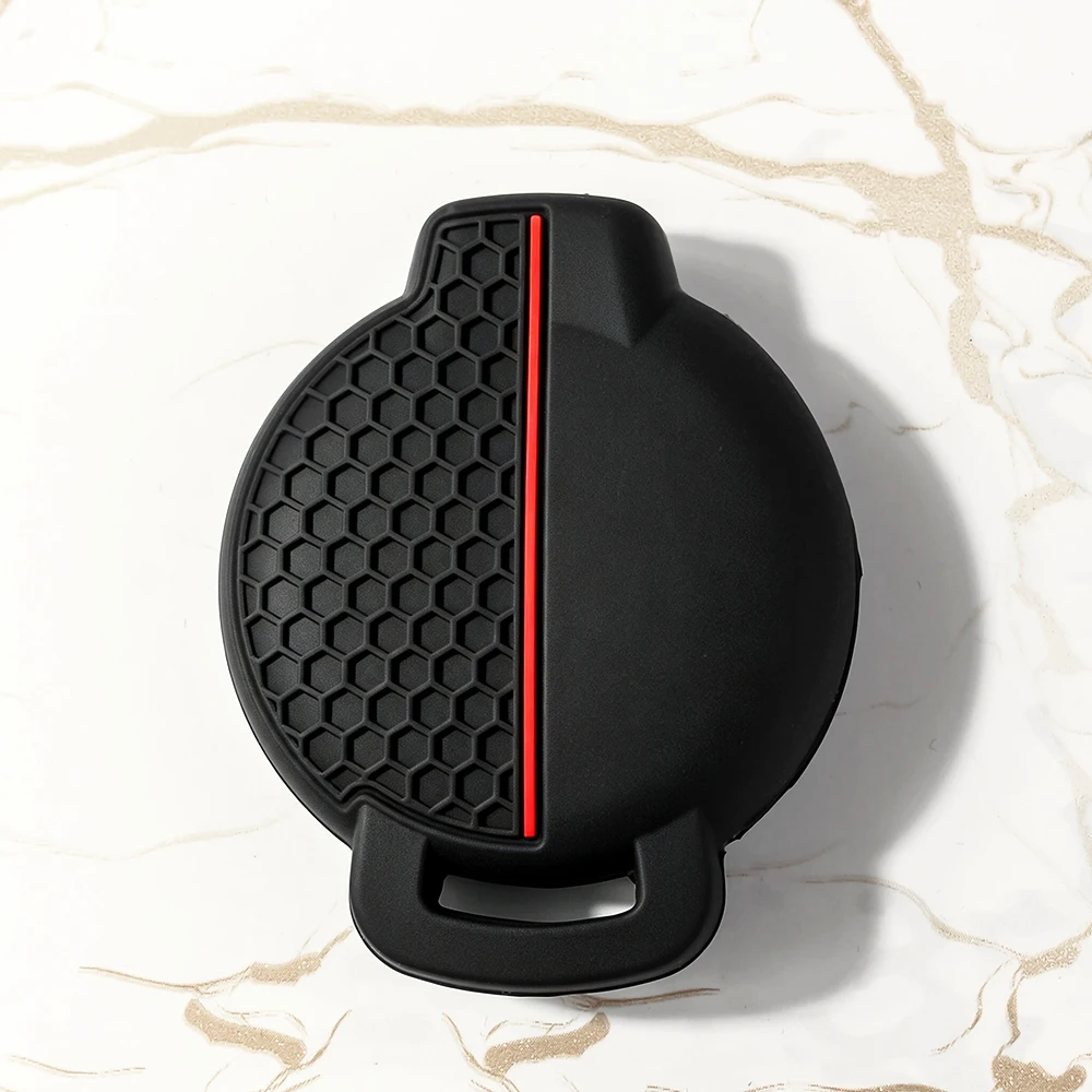 KEYYOU new For Benz Smart 451 Smart 450 Chiave Roadster Crossblade Fortwo Roadster K Forfour Silicone Car Key Case Cover
