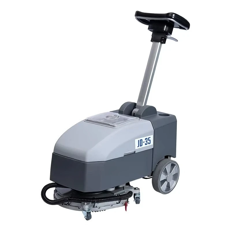 Hand Push Mini Walk Back Compact Floor Scrubber