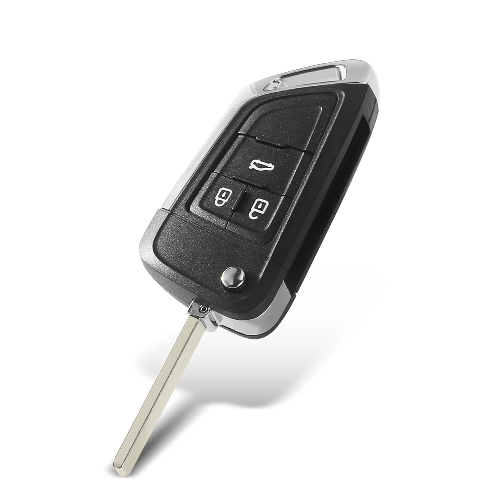 KEYYOU 2/3/4/5 przyciski zmodyfikowana klapka składany klucz samochodowy Shell dla chevroleta Cruze Aveo Lova dla opla Astra Insignia Mokka Buick