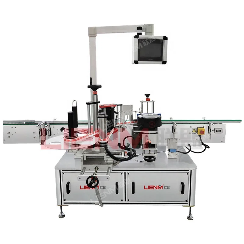 Automatic Round Wine Small Plastic Glass Bottle Vial Labelling Machine Label Making for Bottles Shrink Sleeve Labeling Machine