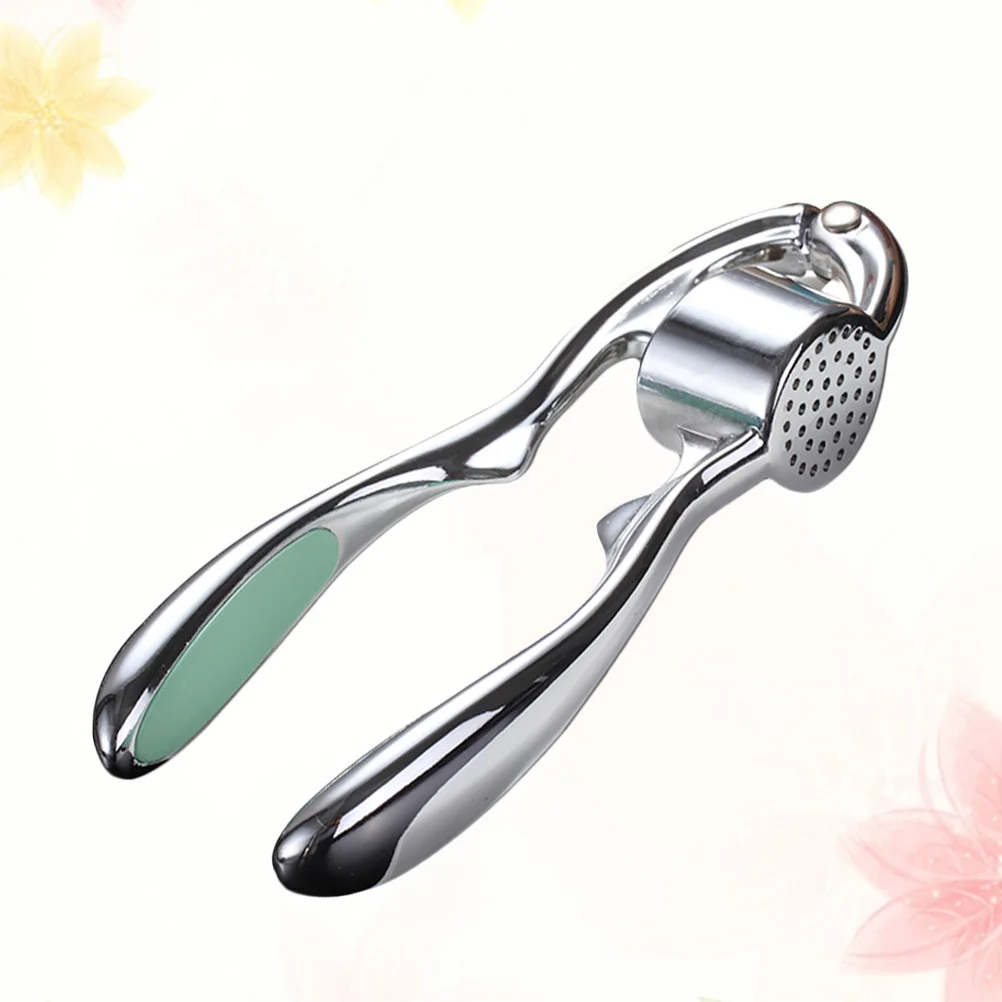 

Press Zinc Alloy Arc Design Manual Garlic Crusher Easy Clean Kitchen Tool Green Garlic Squeezer Mincer Vegetable Cutter
