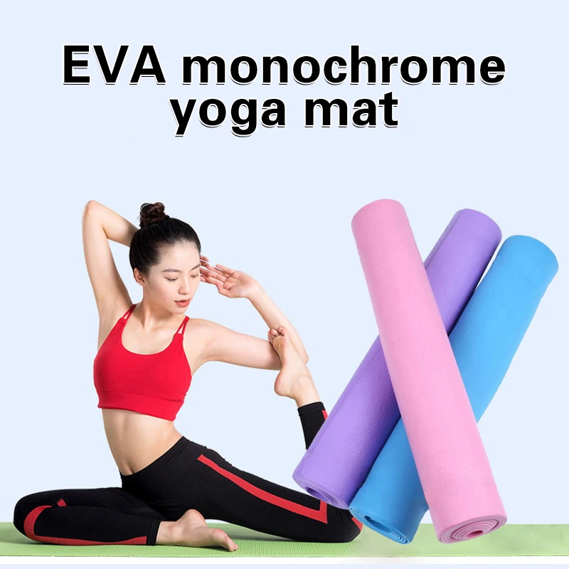 Yoga Mat Anti-skid Sports Fitness Mat 3MM-10MM Thick EVA Comfort Foam Yoga Matt For Exercise Yoga And Pilates Gymnastics Mat