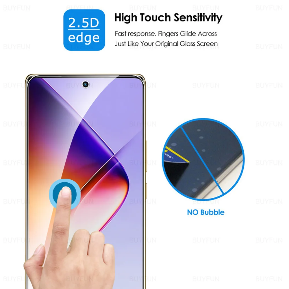 Glass For Infinix Note 40 Tempered Glass Camera Lens Film InfinixNote40 Infinx Note40 40Note 4G 2024 6.78inch Screen Protector