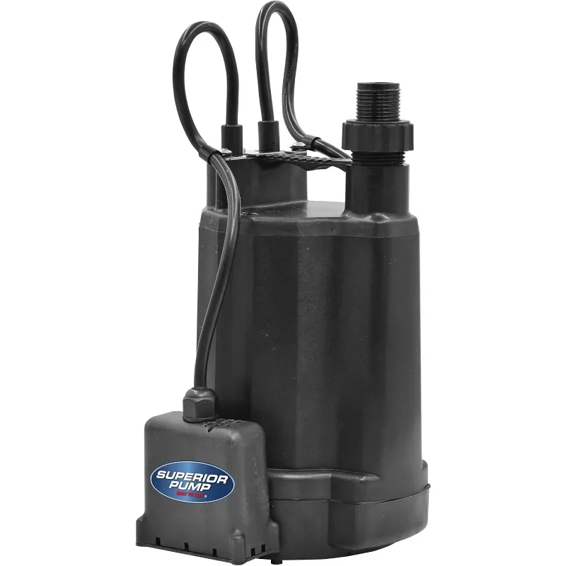 91246 1800GPH Thermoplastic Automatic Utility Pump, 1/4 HP