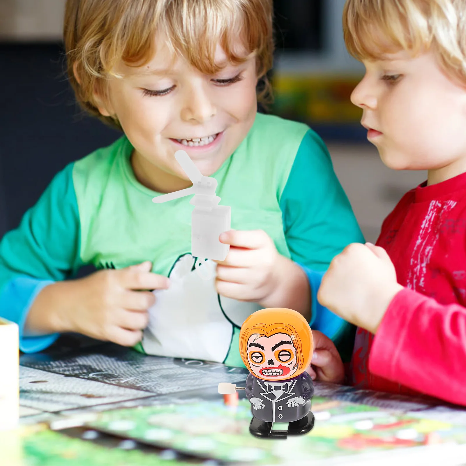 กลไกการเคลื่อนไหวของปีกแบบไขลาน ชิ้นส่วนพลาสติกขนาดเล็กสำหรับงานฝีมือ ซ่อมเครื่องบิน อุปกรณ์เสริม