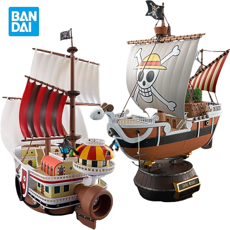 

In Stock Genuine Original BANDAI CHOGOKIN Going Merry & Thousand Sunny ONE PIECE Action Anime Figure Doll Statuette Ornament Toy