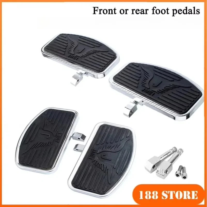 

Black Motorcycle Adjustable Universal for most motorcycles Foot Rest Front rear Footrest