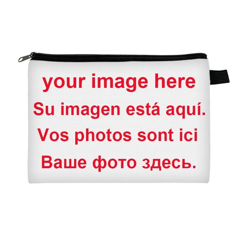 

DIY персонализированный индивидуальный заказ ваш логотип имя изображение графический принт кошелек для женщин и мужчин портмоне кредитная карта сумка для денег держатель для телефона