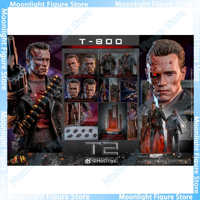 

В наличии HotToys DX46 T-800 Battle Damaged Version 2.0 1/6 Аниме Фигурка Игрушка Подарочная Коллекция Моделей