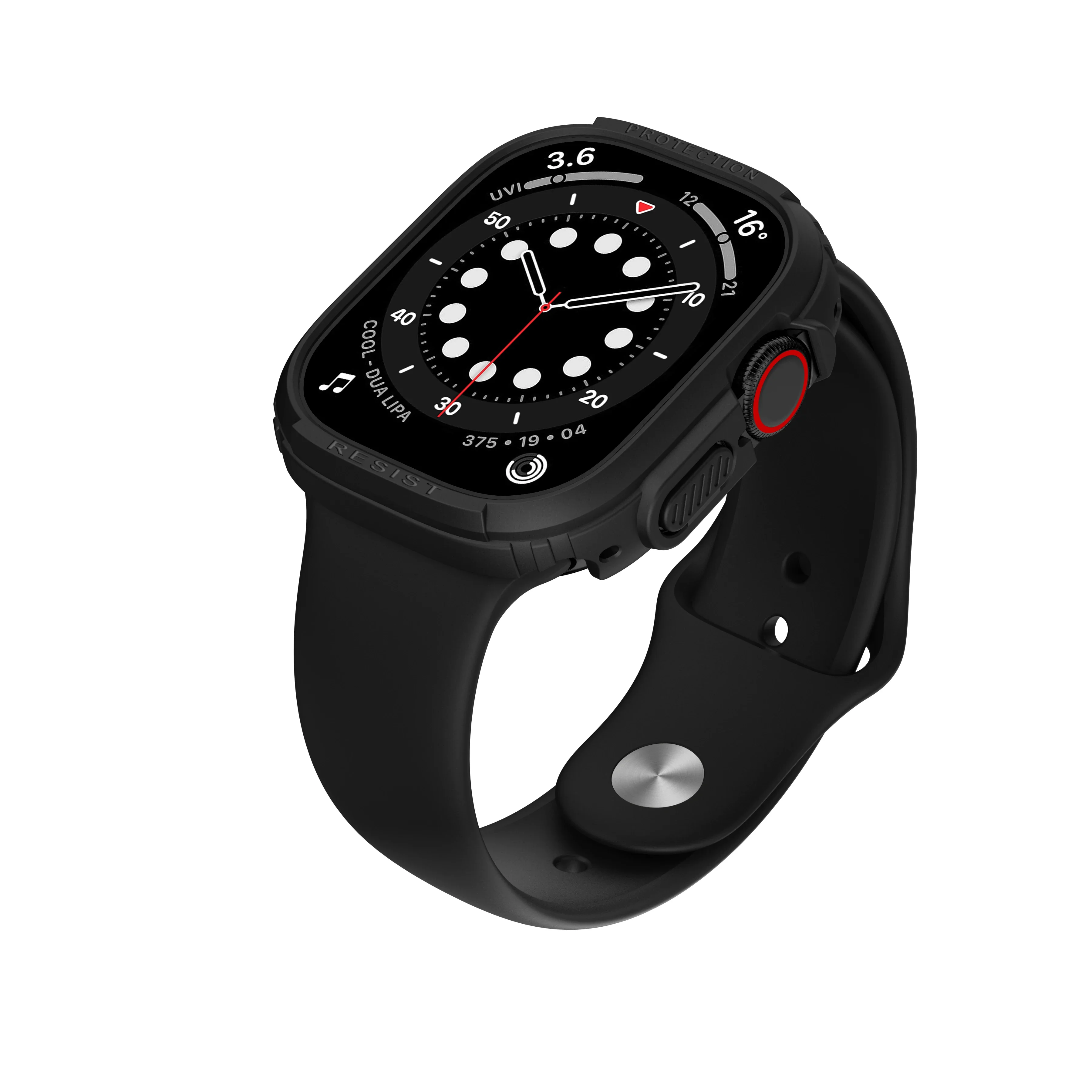 حافظة واقية لساعة أبل الترا 1/2 49 ملم غطاء ممتص للصدمات بحافة شاملة لسلسلة iWatch 8 9 Ultra 49 ملم بدون شاشة #5