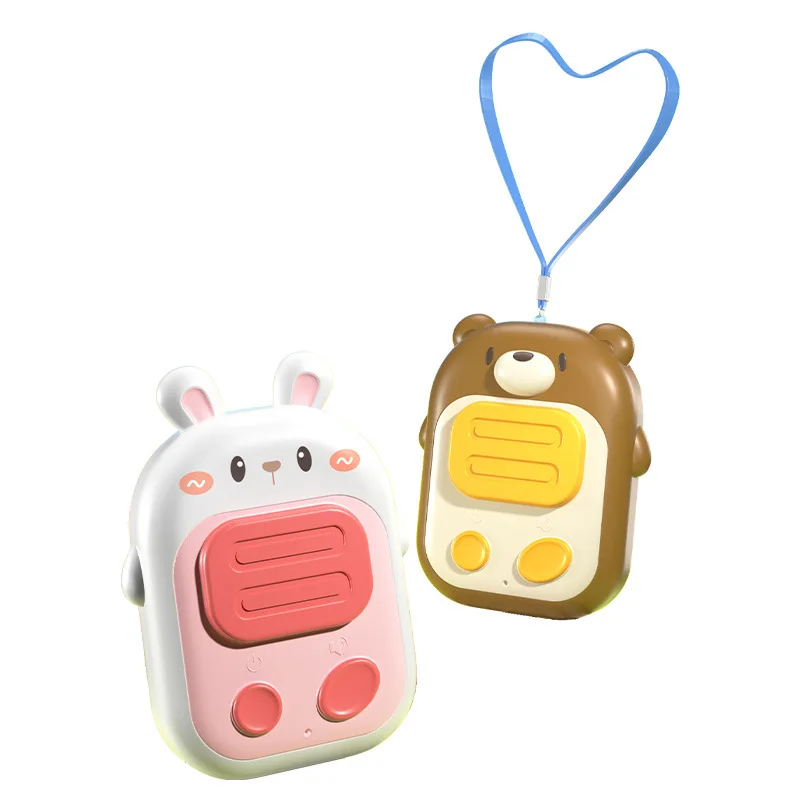 Cute Walkie Talkie Toy for Children, Indoor e Outdoor, Interactive Pai-Filho, Brinquedo elétrico sem fio, Interphone portátil, Presente das crianças