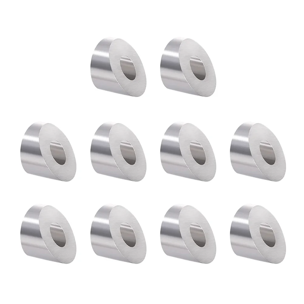 

10Pcs 316 Stainless Steel Cable Railing Angle Beveled Washer Wire Rope Deck Stair Post Installation Kit Deck Railing