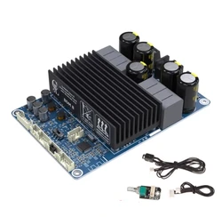 Nvarcher TPA3255 Bluetooth 5.3 HIFI Audio power amplifier board 300W+300W dual-channel home