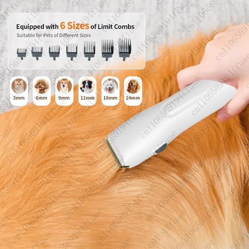 Hair Remover, Scissors, Trimmer, Brush Tool, Silent Pet Hair Grooming, Vacuum Cleaner Kit