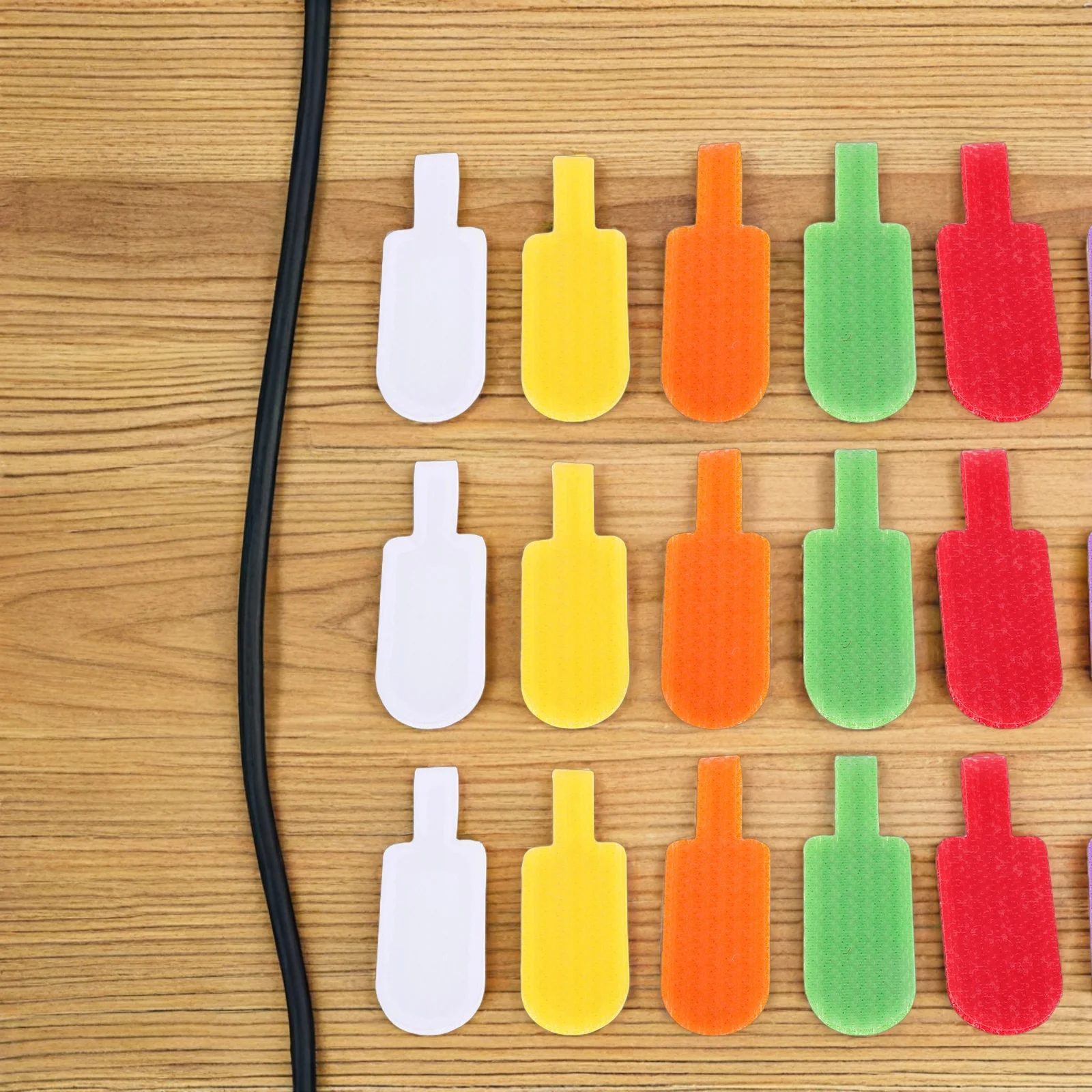 

40 Pcs Labels Wire Tags Reusable Cable Cord Multicolor Marking Nylon Multi-color Electronic Storage Sticker