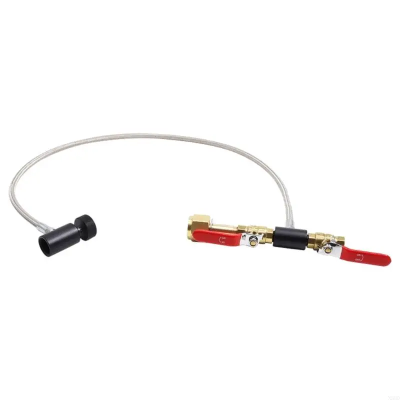 

36 -дюймовый адаптер цилиндров CO2 из нержавеющей стали. Карбон.