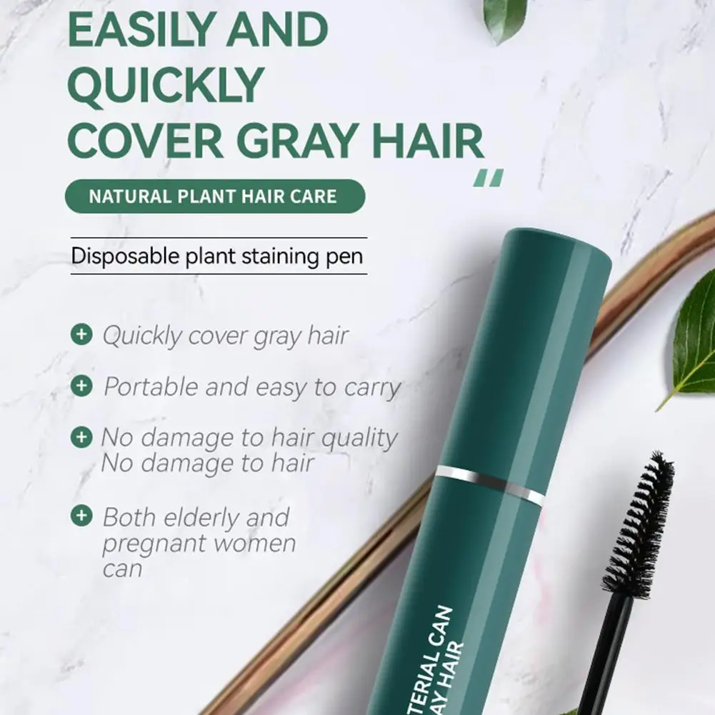 Hair Dying Stick Long Lasting Fast Staining Washable Hair Hair Not Disposable White Saturation Greasy Non-toxic Dye Cover H Y0I9