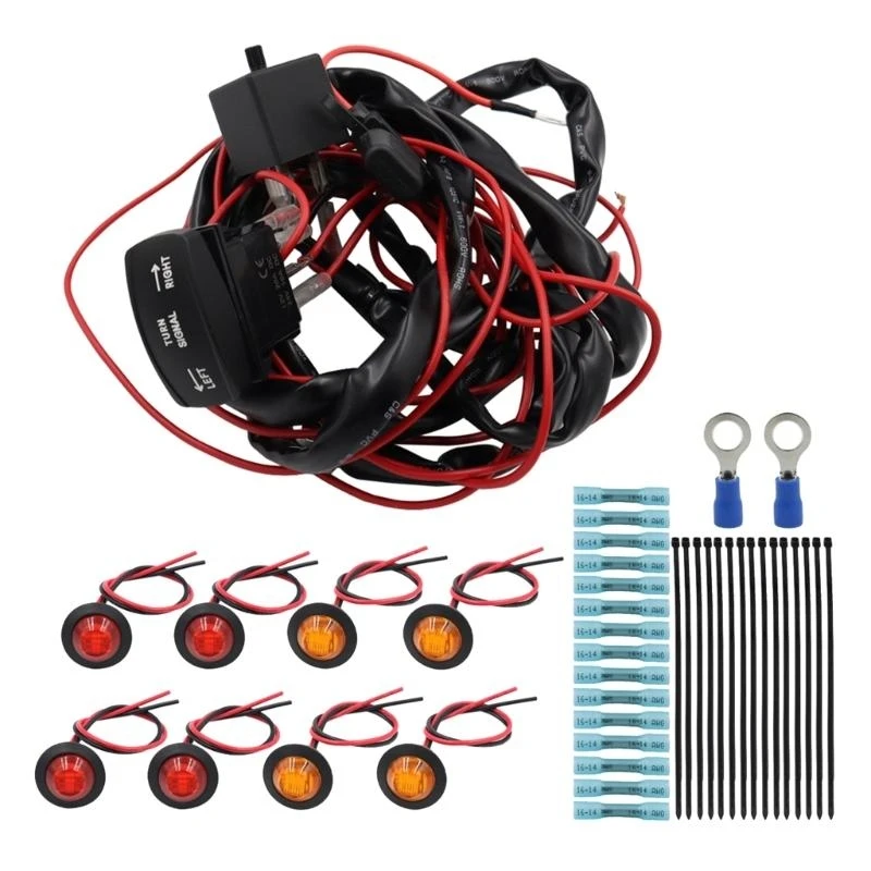 

SZCH Rocker Switch Turn Street Led with Horn Light Backlit 12v for Atv Utv