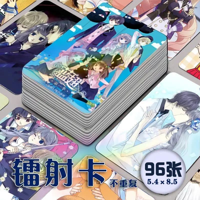 96 Pc/set Blue Wing Lomo Card Album Comic **Characters Photocard Fans Collection Cards