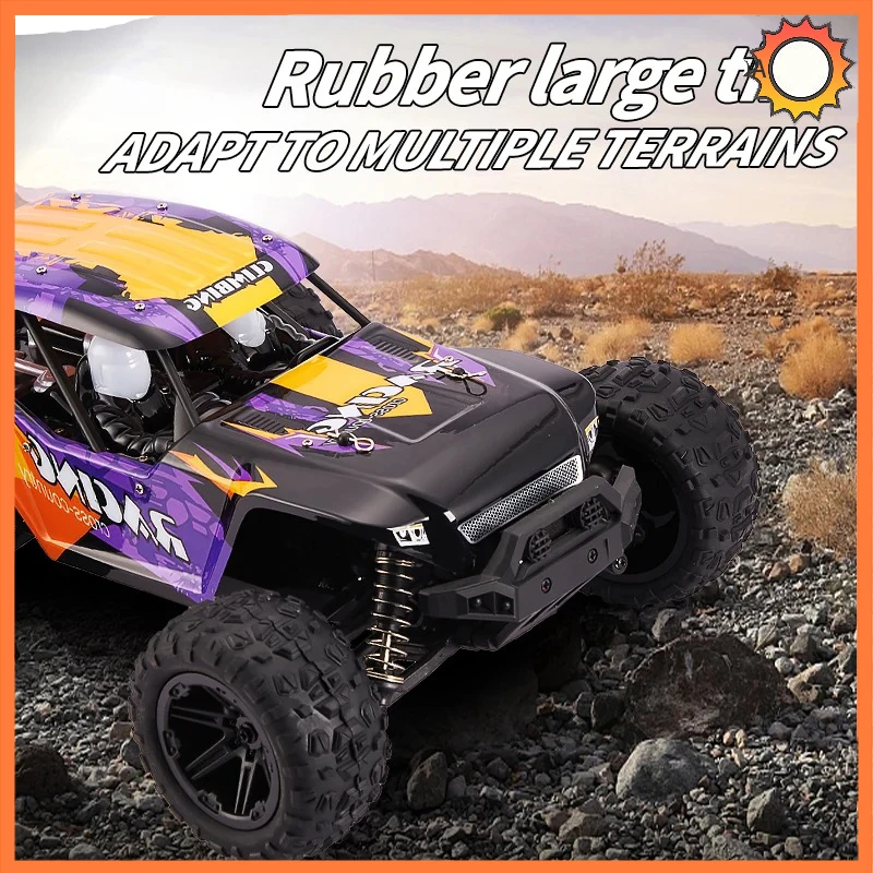 HXRC 8610 8611 1:14 55KM/H 4WD RC Car With LED Remote Control Cars High Speed Drift Monster Truck for Kids VS 144001 Toys